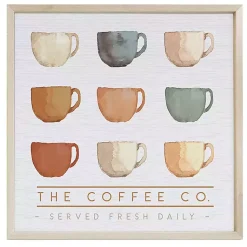Kirklands Home Wall Plaques|Coffee Co Mugs Wall Plaque