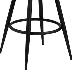 Kirklands Home Bar Stools & Counter Height Stools|Coffee Faux Leather Justin Swivel Counter Stool Brown