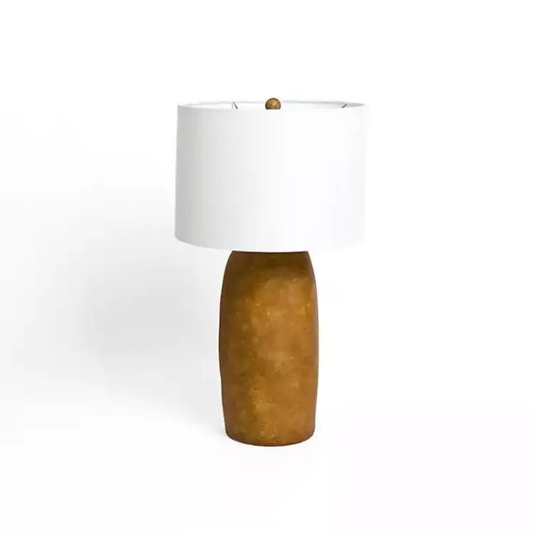 Kirklands Home Table Lamps|Cognac Ceramic Mira Table Lamp White