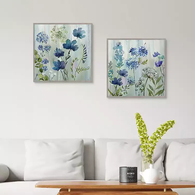 Kirklands Home Framed Art|Color Wash 2-pc. Framed Canvas Art Set