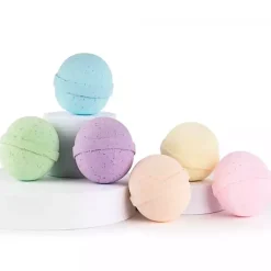 Kirklands Home Bathroom Accessories|Colorful Assorted Bath Bombs, Set of 6 Multi