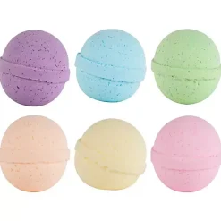 Kirklands Home Bathroom Accessories|Colorful Assorted Bath Bombs, Set of 6 Multi