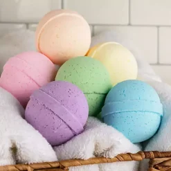 Kirklands Home Bathroom Accessories|Colorful Assorted Bath Bombs, Set of 6 Multi