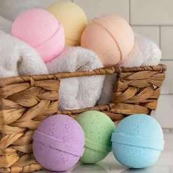 Kirklands Home Bathroom Accessories|Colorful Assorted Bath Bombs, Set of 6 Multi