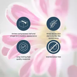 Clearance Colorful Bloom Bouquets, Set of 3 Stems & Bouquets