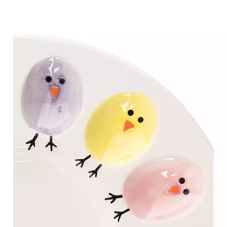 Online Colorful Easter Chicks Deviled Egg Plate Easter Decorations