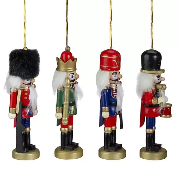Discount Colorful Nutcracker Ornaments, Set of 4 Christmas Ornaments