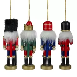 Discount Colorful Nutcracker Ornaments, Set of 4 Christmas Ornaments