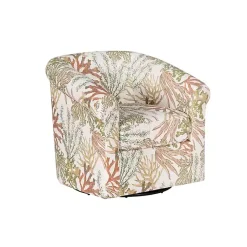 Kirklands Home Accent Chairs|Colorful Ocean Bonnie Swivel Accent Chair Green