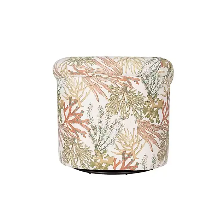 Kirklands Home Accent Chairs|Colorful Ocean Bonnie Swivel Accent Chair Green