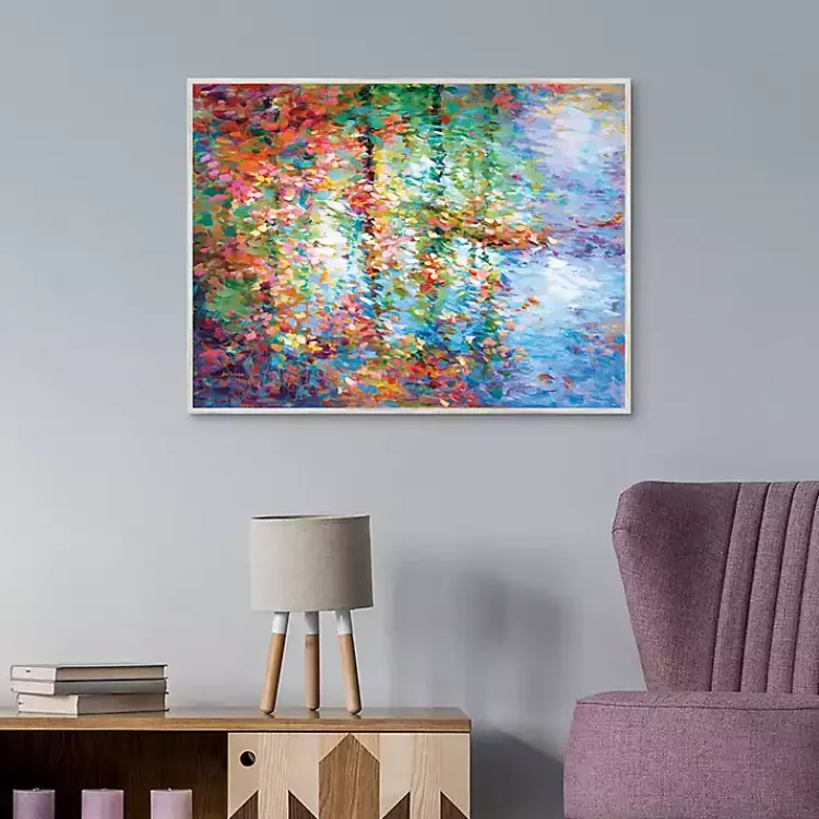 Kirklands Home Canvas Art|Colorful Reflections I Framed Canvas Art Print