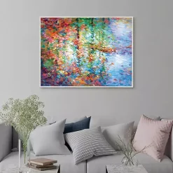 Kirklands Home Canvas Art|Colorful Reflections I Framed Canvas Art Print