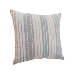 Hot Colorful Textured Striped Accent Pillow Pillows