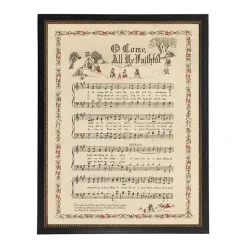 Outlet Come All Ye Faithful Framed Print Christmas Art & Wall Decor