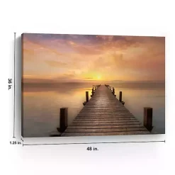 Kirklands Home Canvas Art|Comfort Bay Sunset Canvas Art Print, 48x36 in.