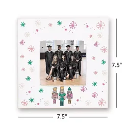 Best Confetti Nutcracker Trio Picture Frame, 4x4 Christmas Decorations