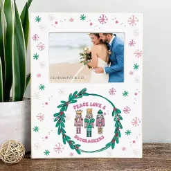 Clearance Confetti Nutcracker Trio Wreath Picture Frame, 4x6 Christmas Decorations