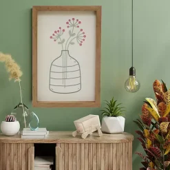 Kirklands Home Framed Art|Contemporary Floral I Framed Art Print