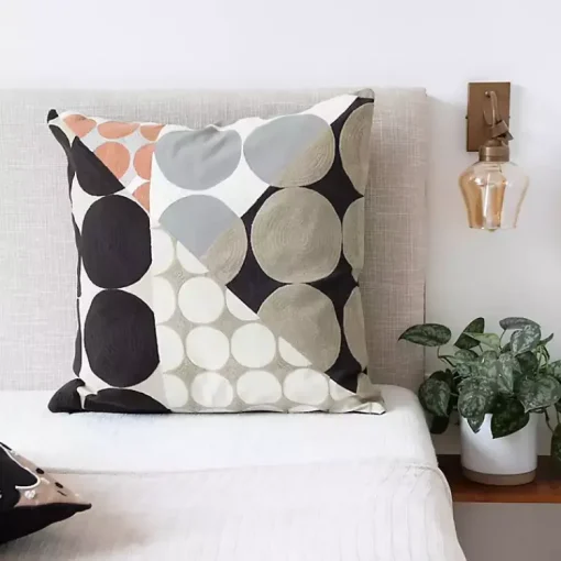 Best Contemporary Geometric Dots Throw Pillow Pillows