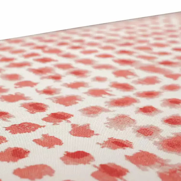 Kirklands Home Outdoor Cushions & Pillows|Coral Checkered Outdoor Pillows, Set of 2