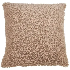 Clearance Coral Sherpa Pillow Pillows