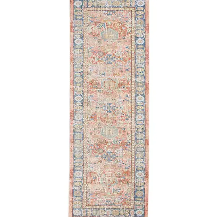 Kirklands Home Area Rugs|Coral Vintage Border Runner, 2x8