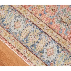 Kirklands Home Area Rugs|Coral Vintage Border Runner, 2x8