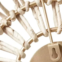 Kirklands Home Decorative Mirrors|Corn Husk Wrapped Mirrors, Set of 3