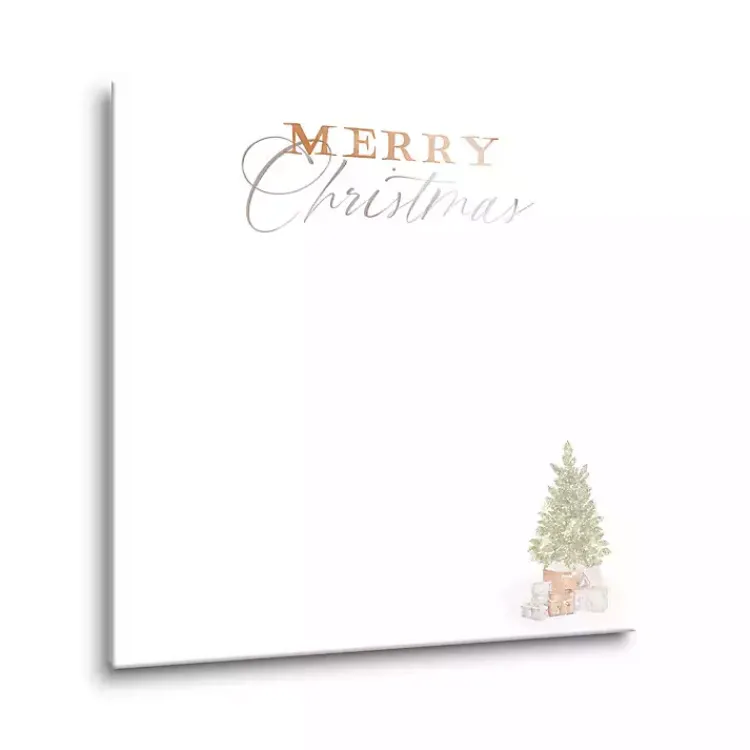 Best Cottage Tree Merry Christmas Dry Erase Board Christmas Art & Wall Decor