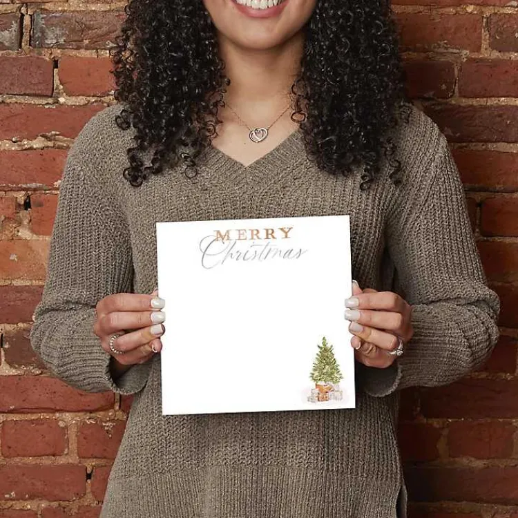 Best Cottage Tree Merry Christmas Dry Erase Board Christmas Art & Wall Decor