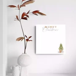 Best Cottage Tree Merry Christmas Dry Erase Board Christmas Art & Wall Decor