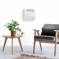 Sale Countdown to Christmas Dry Erase Board, 12x12 in. Christmas Art & Wall Decor