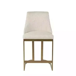 Kirklands Home Bar Stools & Counter Height Stools|Cream and Gold Counter Stool White