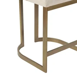 Kirklands Home Bar Stools & Counter Height Stools|Cream and Gold Counter Stool White