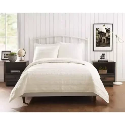 Kirklands Home Quilts|Cream Atmosphere Queen Quilt Ivory