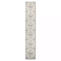 Kirklands Home Table Linens|Cream Botanical Butterfly Table Runner, 90 in. Ivory