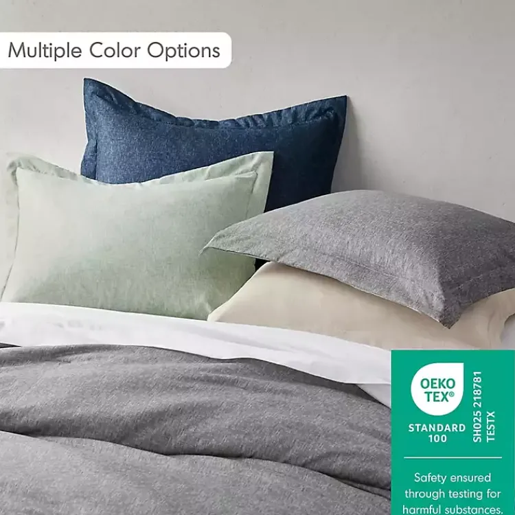 Kirklands Home Comforters|Cream Chambray 3-pc. King Comforter Set Ivory