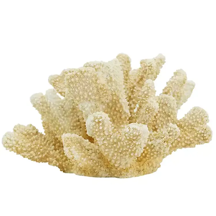 Clearance Cream Coral Resin Statue Statues & Figurines