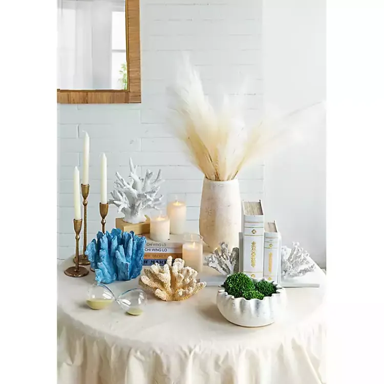 Clearance Cream Coral Resin Statue Statues & Figurines