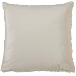 Cream Faux Lamb Fur Pillow Pillows