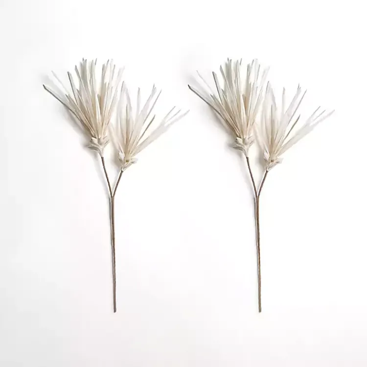 Clearance Cream Foam Floral Sprays, Set of 2 Stems & Bouquets