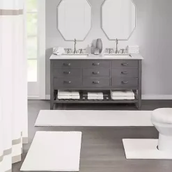 Kirklands Home Bathroom Rugs|Cream High Pile Marshmallow Bath Mat, 72 in. Ivory