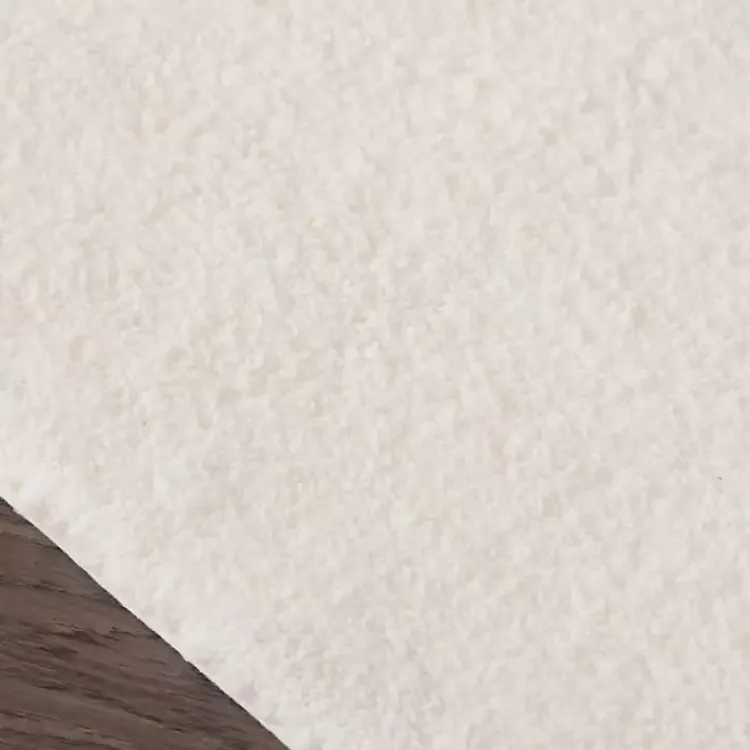 Kirklands Home Bathroom Rugs|Cream High Pile Marshmallow Bath Mat, 72 in. Ivory