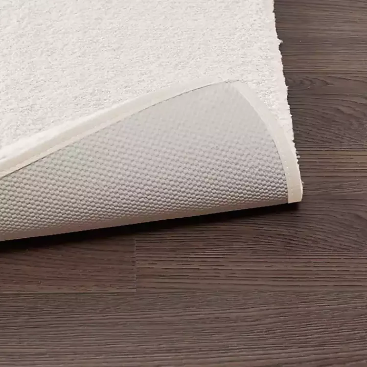 Kirklands Home Bathroom Rugs|Cream High Pile Marshmallow Bath Mat, 72 in. Ivory