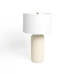 Kirklands Home Table Lamps|Cream Louise Table Lamp White