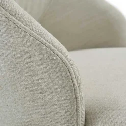 Kirklands Home Bar Stools & Counter Height Stools|Cream Open Back Swivel Base Counter Stool White