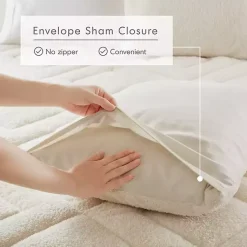 Kirklands Home Comforters|Cream Quilted Teddy 3-pc. Full/Queen Comforter Set Ivory