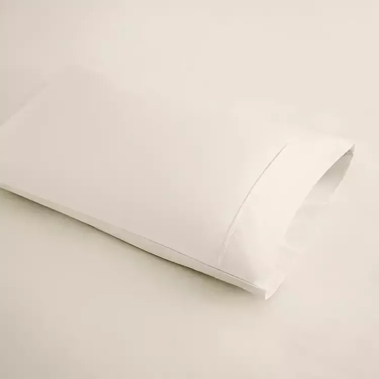 Kirklands Home Bed Sheets|Cream Rich Cooling Cotton King Sheet Set Ivory