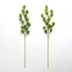 Outlet Cream Thistle Flower Stems, Set of 2 Stems & Bouquets