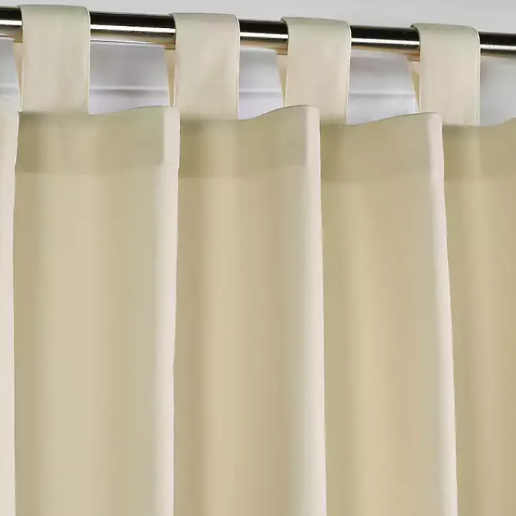Kirklands Home Curtains & Drapes|Cream Weathermate Blackout Curtain Panel, 63 in. Ivory